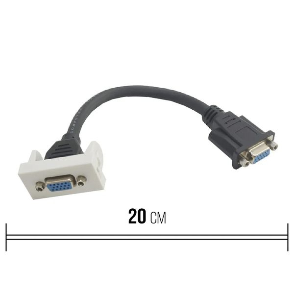 Розетка VGA 45х22.5 mm.