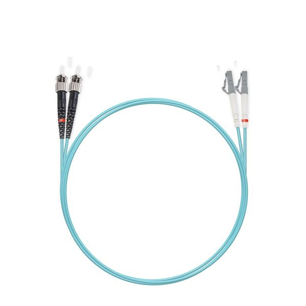 Патч Корд Оптоволоконный LC/UPC-ST/UPC MM OM3 50/125 Duplex 3.0мм 1 м
