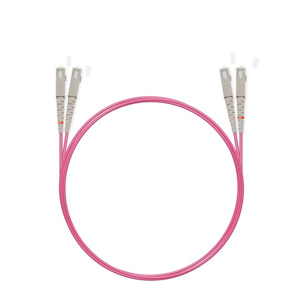 Патч Корд Оптоволоконный SC/UPC-SC/UPC MM OM4 50/125 Duplex 3.0мм 1 м