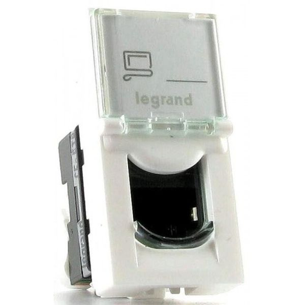 Розетка Legrand Mosaic RJ45 cat.6, 1 модуль,76561.