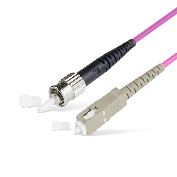 Оптический Патч Корд SC/UPC-ST/UPC MM OM4 50/125 Simplex 3.0мм 1 м