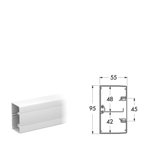 Кабельный канал Schneider Electric 95х55