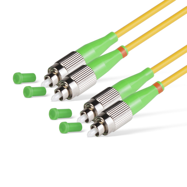 Оптический патч корд FC/APC-FC/APC SM 9/125 Duplex  1 м
