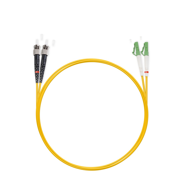 Оптический патч корд LC/APC-ST/UPC SM 9/125 Duplex  1 м