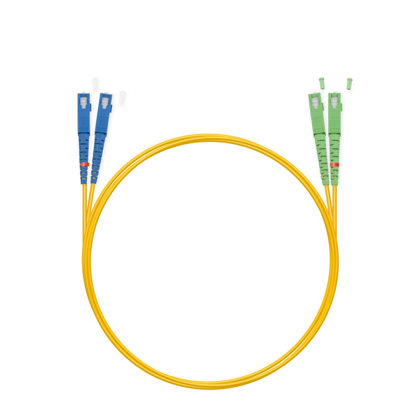 Оптический патч корд SC/UPC-SC/APC SM 9/125 Duplex  1 м
