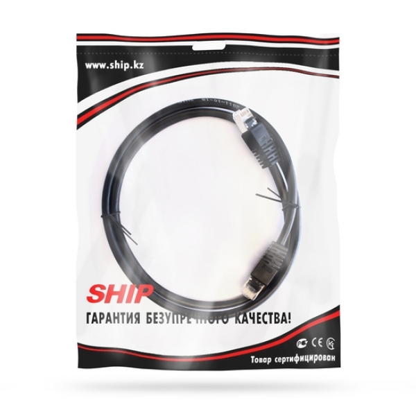 Патч Корд  SHIP Cat.6 FTP RJ-45 1 м S7025BK0100-P
