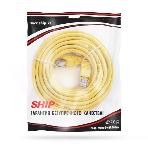 Патч Корд  SHIP Cat.5e FTP RJ-45 15 м S4025YL1500-P