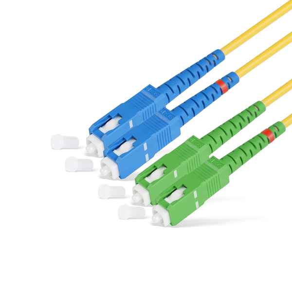 Оптический патч корд SC/UPC-SC/APC SM 9/125 Duplex  1 м