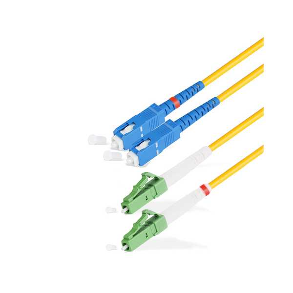 Оптический патч корд SC/UPC-LC/APC SM 9/125 Duplex  1 м