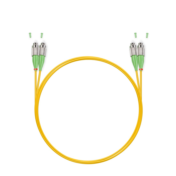 Оптический патч корд FC/APC-FC/APC SM 9/125 Duplex  1 м