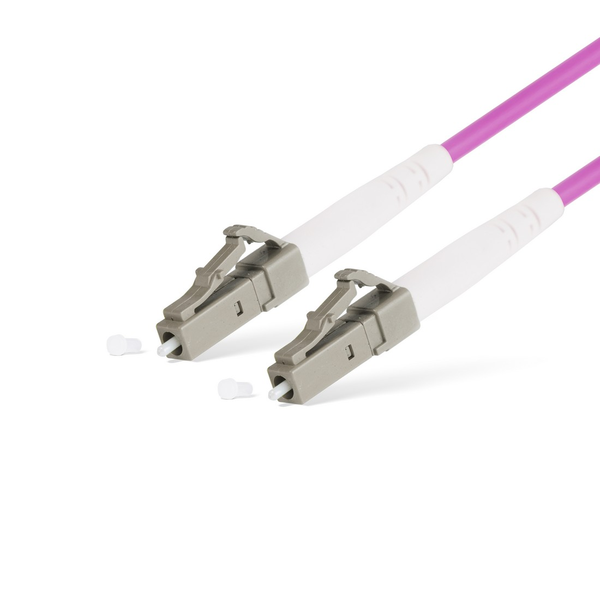 Оптический Патч Корд LC/UPC-LC/UPC MM OM4 50/125 Simplex 3.0мм 1 м