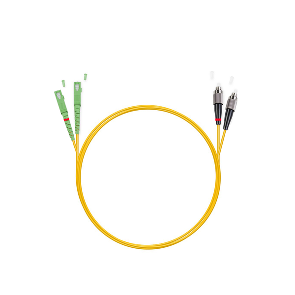 Оптический патч корд SC/APC-FC/UPC SM 9/125 Duplex  1 м