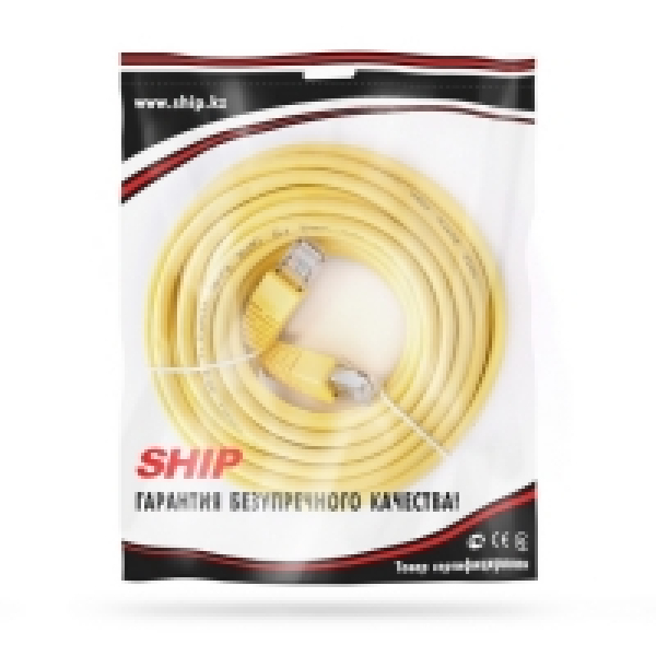 Патч Корд  SHIP Cat.5e FTP RJ-45 10 м S4025YL1000-P