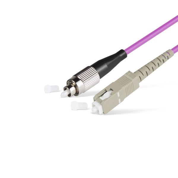 Оптический Патч Корд FC/UPC-SC/UPC MM OM4 50/125 Simplex 3.0мм 1 м