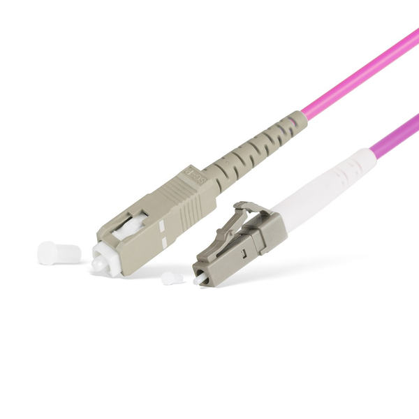 Оптический Патч Корд SC/UPC-LC/UPC MM OM4 50/125 Simplex 3.0мм 1 м